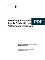 Thesis - Measuring SC Sustainability - KPIs