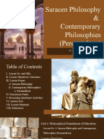 Saracen Philosophy and Perennialism