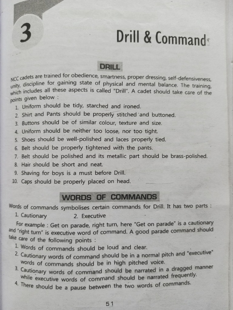 Drill Command PDF Hand Dance Science