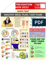 Obesity Prevention - Healthy Diet