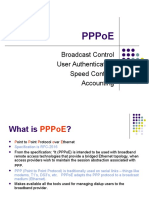 Pppoe: Broadcast Control User Authentication Speed Control Accounting
