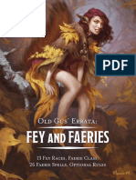 Old Gus Errata, Fey and Faeries v1.23