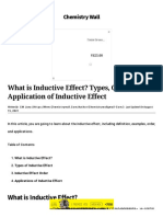 What Is Inductive Effect - Types, Order, Application of Inductive Effect