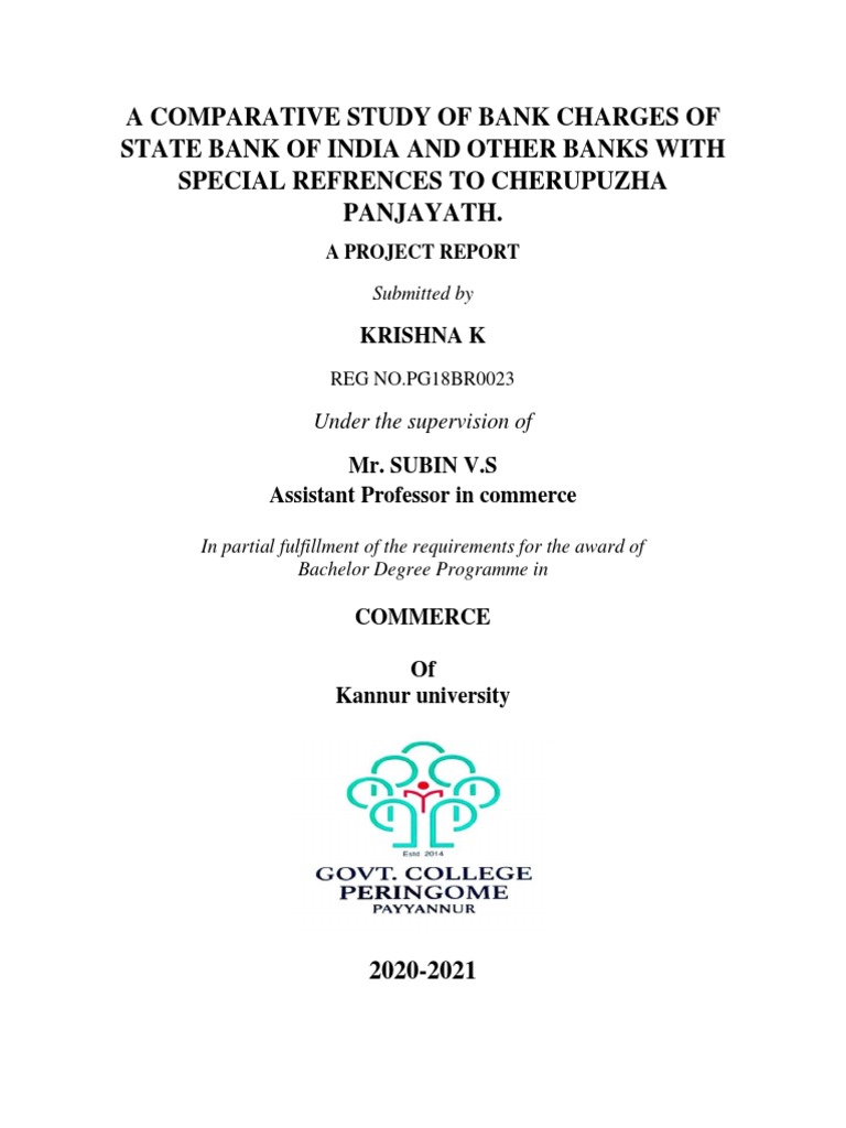 My Final - Project - Krishna - K | PDF | Banks | Economies