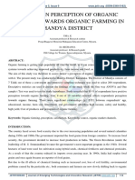 ISSN Publication A Study On Perception of Organic Farmers Towards Organic Farming in Mandya District Uma .K Assistant Professor, Dos in Commerce