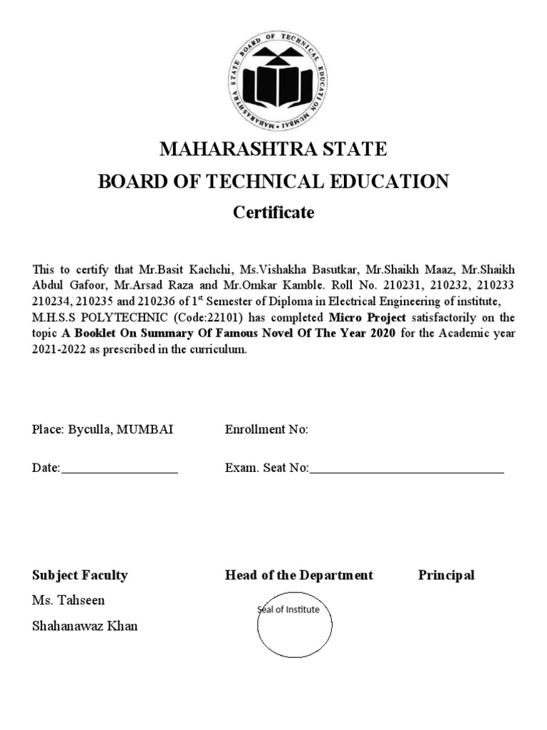 English Micro Project | PDF