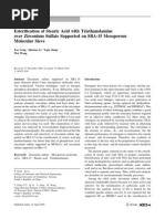 Download Esterification of Stearic Acid With Tri Ethanol a Mine Over Zirconium Sulfate by JawaidGhaffar SN56690919 doc pdf