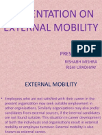 Presentation On External Mobility: Presented by