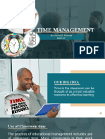 Time Management: Ma. Karina D. Ferreras Mam-As