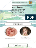 Programa de Intervención - Onicofagia