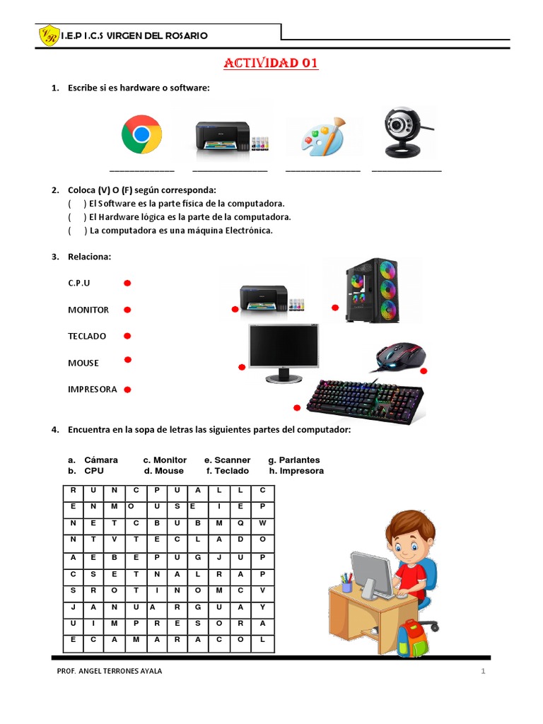 Actividades de Hardware y Software | PDF