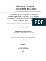 Tratamiento de Aguas Residuales Por Electrocoagulación Acoplada A MBR