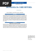 imunlogia da carie dentária