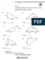 Triangle Area Sheet 2