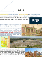 Unit - II: Medieval Towns