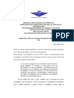 La Autonomia en El Proceso Investigativo. La Independencia Del Investigador