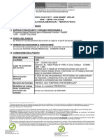 Proceso Cas N°017 - 2022-Inabif-Cecas Udif - Cedif Collique Tecnólogo (A) Médico (A) - Terapia Física