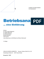 Betriebsanalyse - Einführung