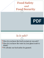 Food Safety Food Security