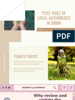 P222: Role of Local Authorities in DRRM