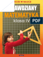 Sprawdziany. Matematyka. Klasa IV Demo