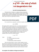 Reaction rate can decrease with increasing temperature