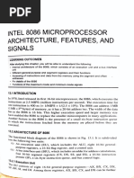 Intel 8086 Microprocessor Architecture, Features, And: Signals