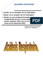 Desequilibrio Acidobase