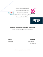 Modelos de Formacion de Precios Analisis