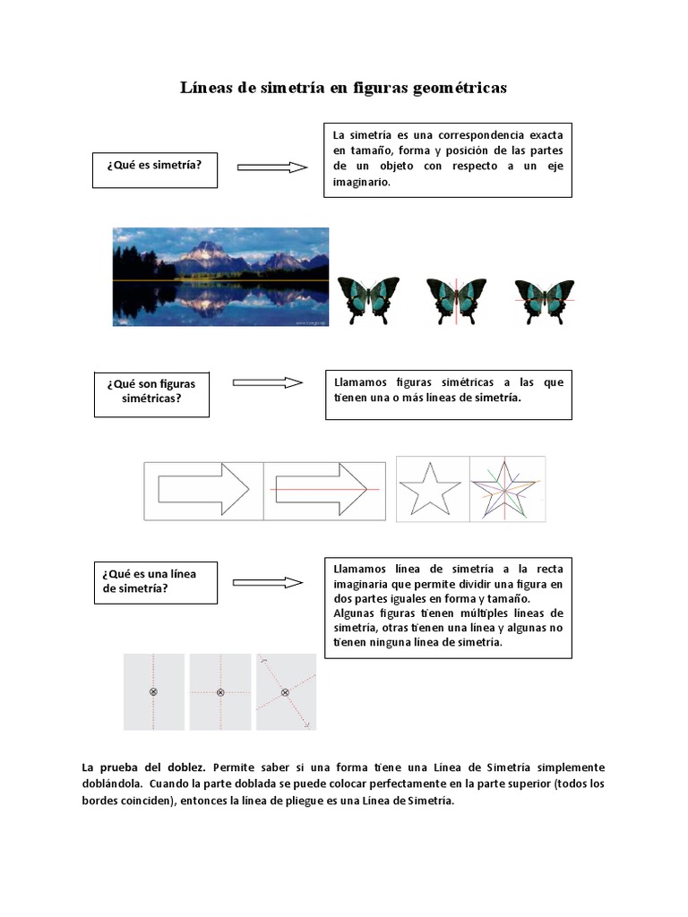 CLASE Línea de Simetría | PDF | Ángulo | Simetría