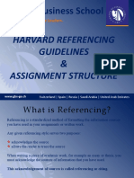 Geneva Business School: Harvard Referencing Guidelines & Assignment Structure