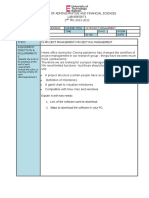 College of Administrative and Financial Sciences Lab Report1 2 TRI-2021-2022