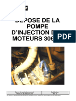 151 S Dépose de La Pompe D'injection Des Moteurs 3066T