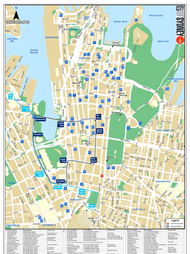 Map of Car Parks | PDF