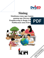 Sining: Madduma-Ruma Nga Gannu-Gannug Nga Mayusa Ta Pangidrowing Ta Baggi, Familya, Paddiyanan Anna Eskwela