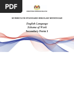 Secondary Scheme of Work Form 1