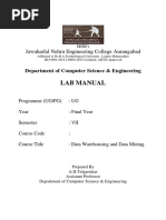 Lab Manual: Jawaharlal Nehru Engineering College Aurangabad