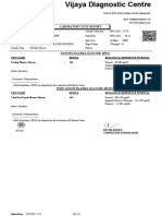 Laboratory Test Report: Test Name Result Biological Reference Interval Fasting Plasma Glucose: 136