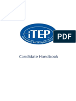 Itep Candidate Handbook