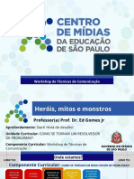 01.01. Aula 01 - Workshop de Técnicas de Comunicação