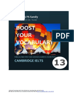 Boost Your Vocabulary Cambridge IELTS 13
