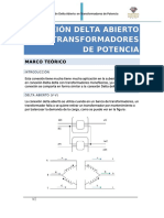 Conexion Delta Abierto en Transformadores de Potencia - Compress