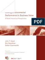 Commission for Economic Cooperation (CA) - Linking Environmental Performance to Business Value