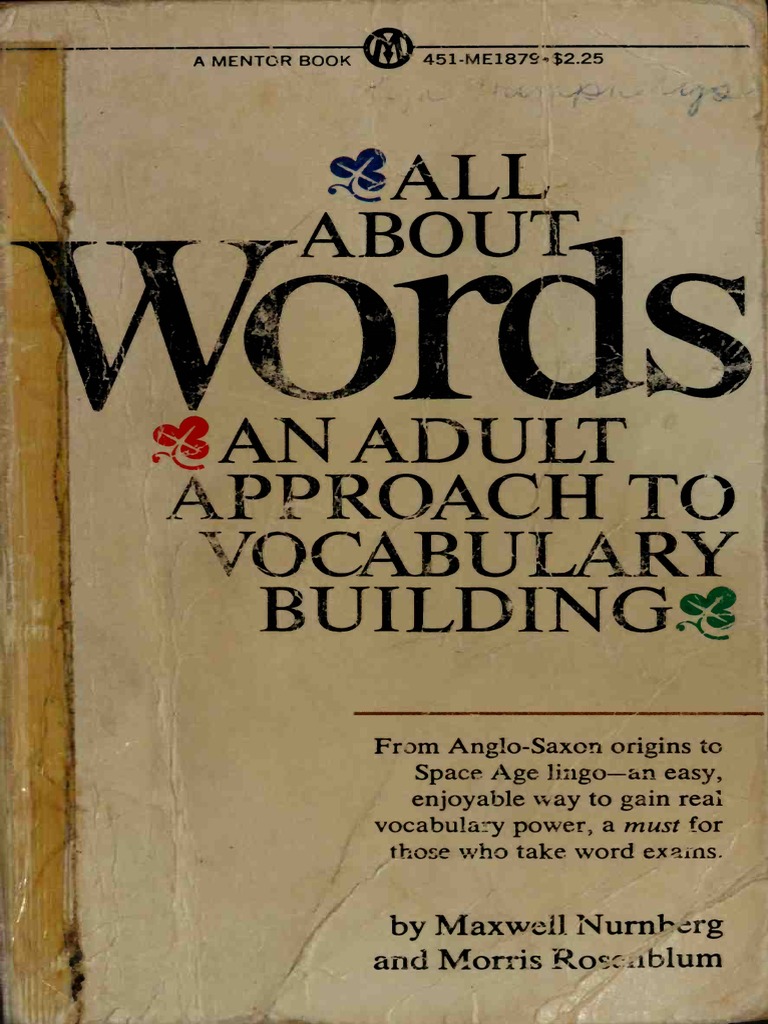 All About Words - An Adult Approach To Vocabulary Building (PDFDrive), PDF