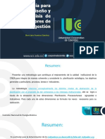 Metodología para El Diseño y Análisis de Indicadores de Gestión