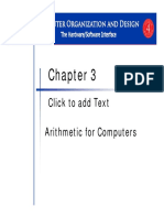 3 - Arithmetic For Computers