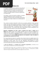Teoría Plan de Redacción