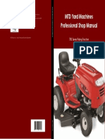 MTD Yard Machines Professional Shop Manual: 700 Series Riding Tractors