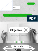 Participación y Argumentación en Democracia