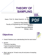 050 Sampling Theory